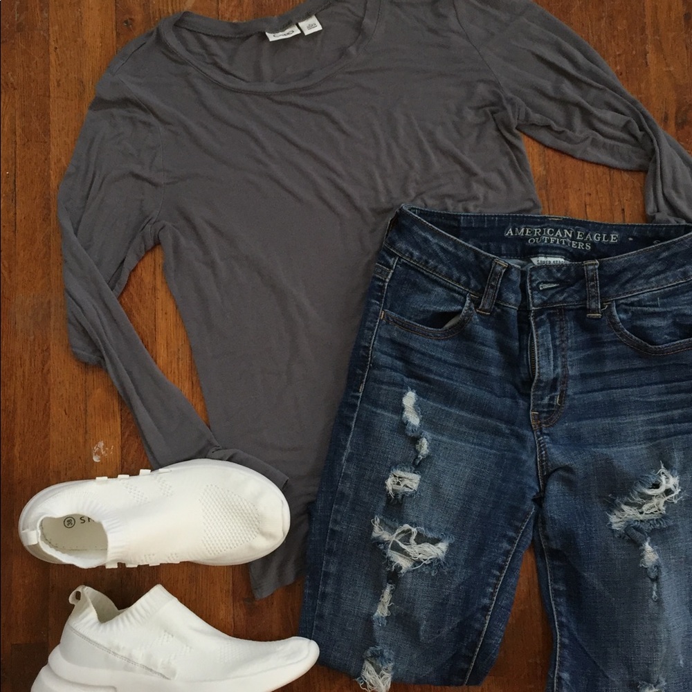 Simple grey long sleeve
